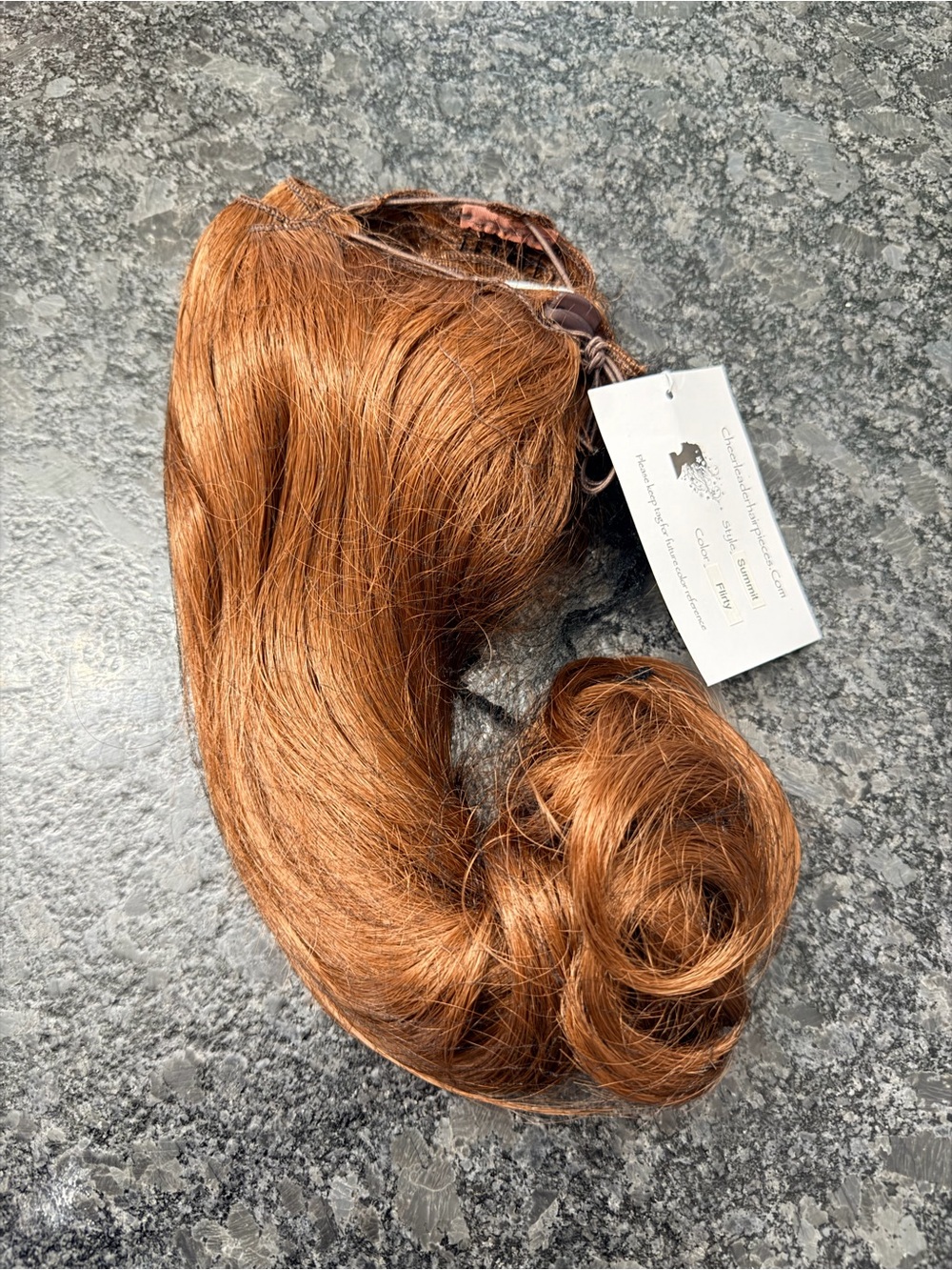 Cheerleading hairpiece - brand new